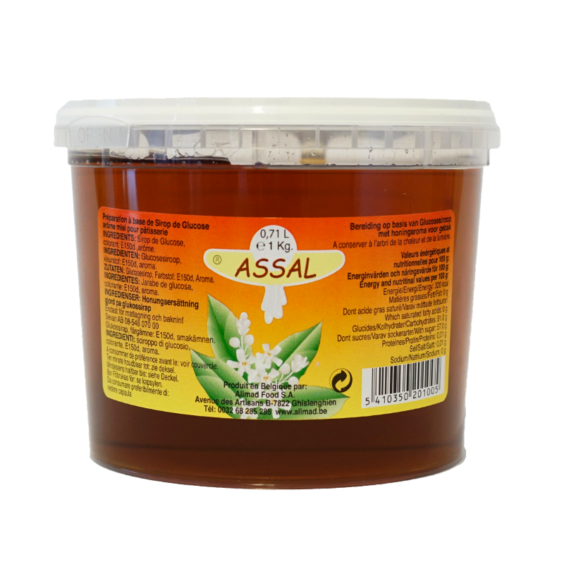 Préparation à base de Sirop de Glucose arôme Miel pour pâtisserie ASSAL -  Alimad Food
